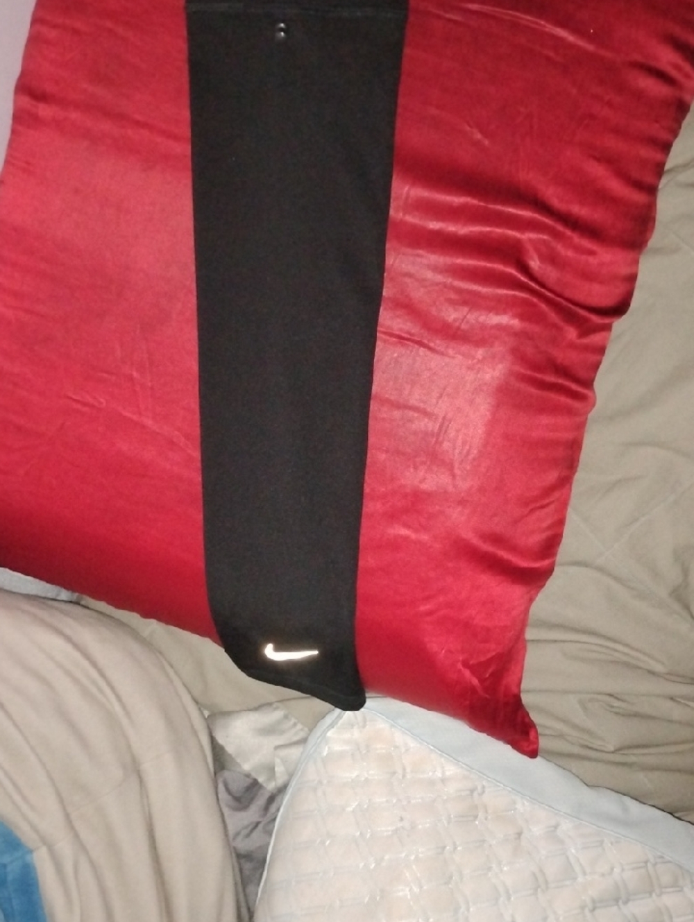 Nike Black Arm Sleeve with Reflective White Swoosh